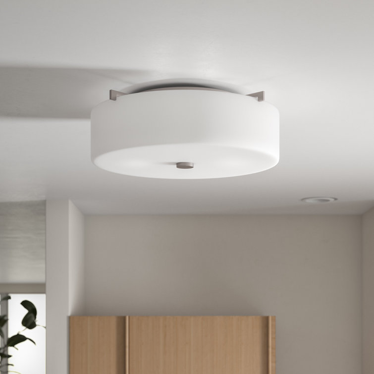 Wade Logan® Lundin 3 Light 16'' Simple Drum Flush Mount & Reviews